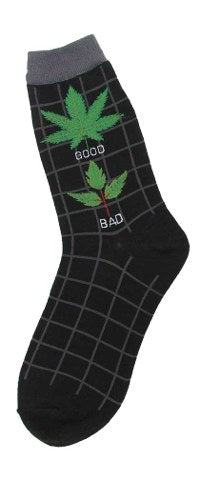 Good Weed Bad Weed Sock