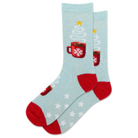 Winter Coffee Sock with grips on the sole