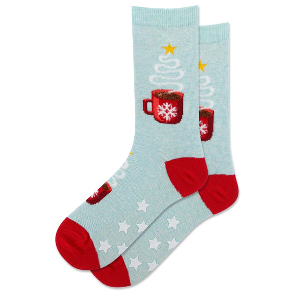 Winter Coffee Sock with grips on the sole