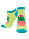 Kitty Cactus Shortie Sock
