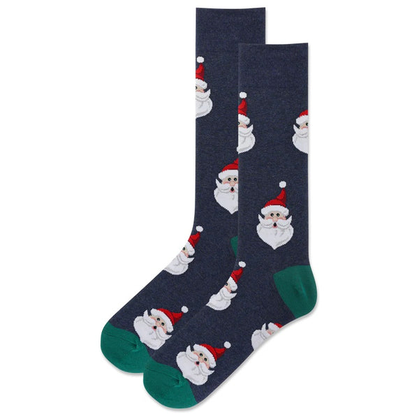 Men's Santa Head Sock