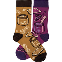 Peanut Butter & Jelly Sock