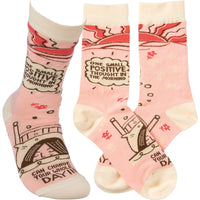 Positive Thoughts Sock