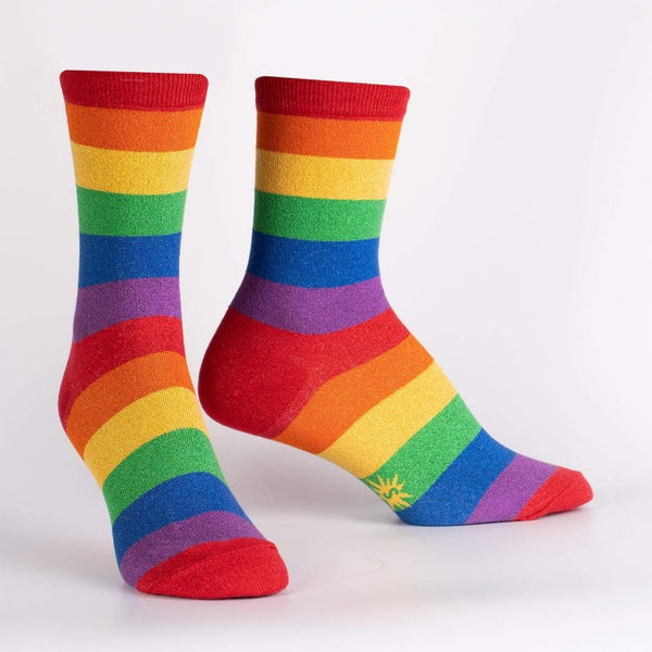 Radiant Rainbow Stripe Sock