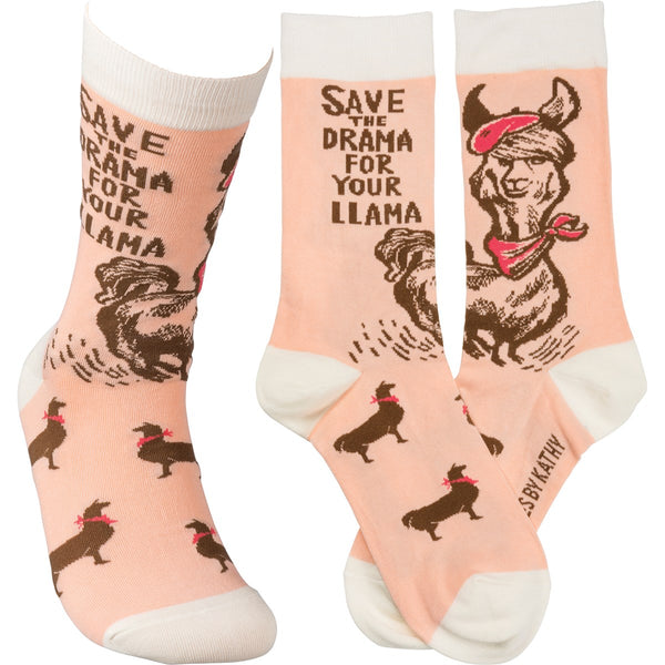 Save the Drama for your Llama Sock