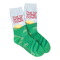 Time to Wine Down Socks